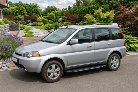Бокові пороги Bosphore Grey (2 шт., алюміній) для Honda HR-V 1998-2006 рр — Honda HR-V 1998-2006 гг. DianaParts