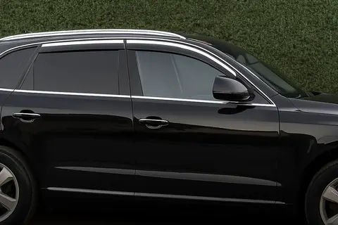 Вітровики з хромованим молдингом Niken Luxury (4 шт) для Ауди Q5 2008-2017 рр — Audi Q5 2008-2017 гг. DianaParts