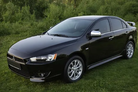 Накладки на дзеркала (2 шт) OmsaLine - Італійська нержавійка для Mitsubishi Lancer X 2008- рр — Mitsubishi Lancer X 2008- гг. DianaParts