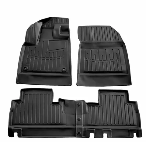 Килимки Stingray 3D (без підлокітника) (4 шт) для Fiat Doblo III 2023- рр — Fiat Doblo III 2023- гг. DianaParts