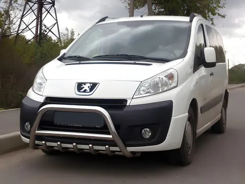 Кенгурятник WT003 (нерж.) 60мм для Citroen Jumpy 2007-2017 рр — Citroen Jumpy 2007–2017 гг. DianaParts