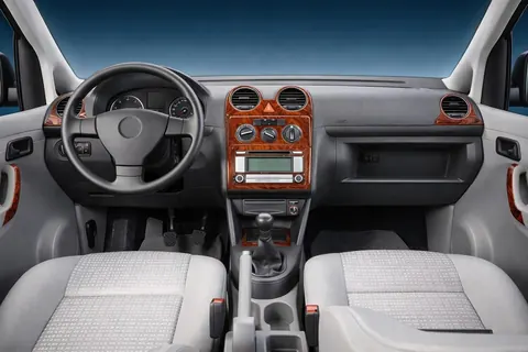 Накладки на панель Титан для Volkswagen Caddy 2010-2015 рр — Volkswagen Caddy 2010-2015 гг. DianaParts