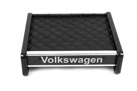 Полиця на панель (Чорна з чорною ниткою) для Volkswagen T4 Transporter 1990-2003 рр — Volkswagen T4 Transporter 1990-2003 гг. DianaParts