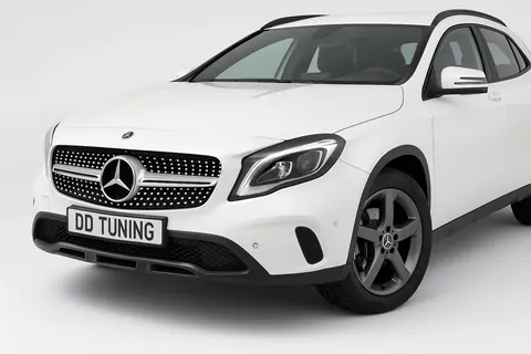 Передня решітка Diamond Silver (2017-2019) для Mercedes GLA X156 рр — Mercedes GLA X156 2014-2019 гг. DianaParts