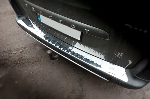 Накладки на задній бампер Carmos V2 (нерж.) для Citroen Berlingo 2008-2018 рр — Citroen Berlingo 2008-2018 гг. DianaParts