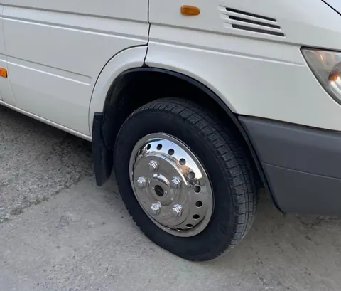 Ковпаки з нержавійки Exclusive V2 R15 (2-котковий) для Mercedes Sprinter W901/902/903/904/905 1995-2006 рр — Mercedes Sprinter W901/902/903/904/905 1995–2006 гг. DianaParts
