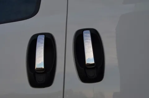 Накладки на ручки (4 шт., Нерж.) OmsaLine - Італійська нержавійка для Fiat Doblo II 2010-2022 рр — Fiat Doblo II 2010-2022 гг. DianaParts