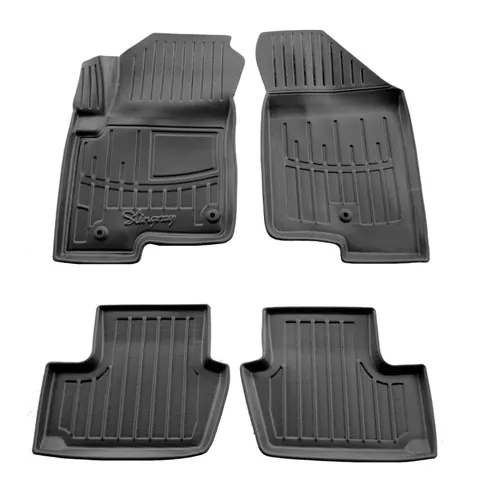 Килимки Stingray 3D (4 шт, дві кліпси на водійському) для Jeep Compass 2006-2016 рр — Jeep Compass 2006-2016 гг. DianaParts