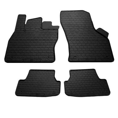 Гумові килимки (4 шт, Stingray Premium) для Ауди A3 2012-2020 рр — Audi A3 2012-2020 гг. DianaParts