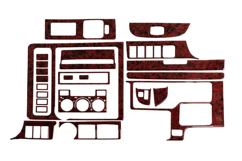 Накладки на панель для Toyota Land Cruiser 90 Prado 1996-2002 рр — Toyota Land Cruiser 90 Prado 1996-2002 гг. DianaParts