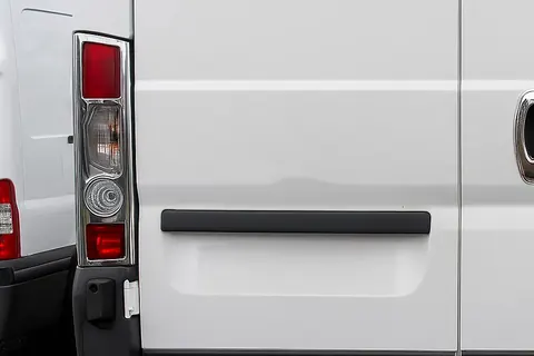 Накладки на стопи пряма (2006-2014, 2 шт, нерж.) для Fiat Ducato рр — Fiat Ducato 2006-2025 гг. DianaParts