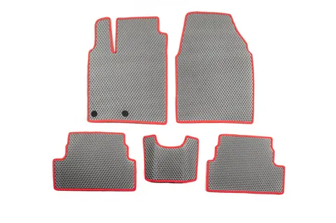 Килимки (EVA, сірі) для Nissan Qashqai 2010-2014 рр — Nissan Qashqai 2010-2014 гг. DianaParts