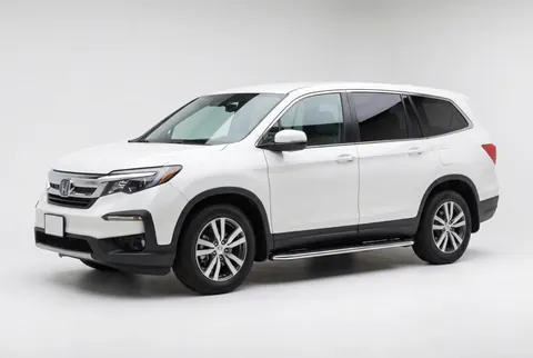 Бокові пороги Maydos V1 (2 шт., Алюміній -2026 нерж) для Honda Pilot 2015-2022 рр — Honda Pilot 2015-2022 гг. DianaParts