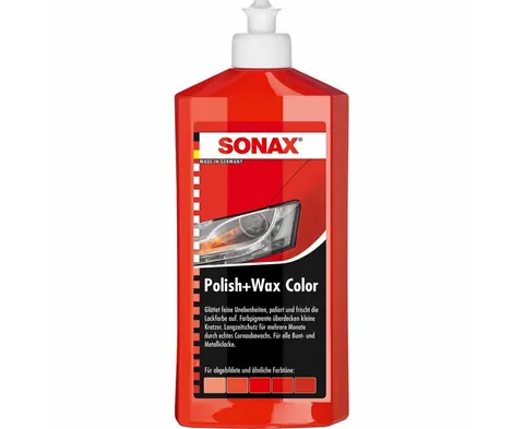 Sonax NanoPro Поліроль з воском кольоровий червоний 250 мл — Универсальные аксессуары DianaParts