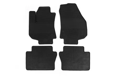 Гумові килимки (4 шт, Polytep) для Opel Zafira B 2005-2011 рр — Opel Zafira B 2005–2011 гг. DianaParts