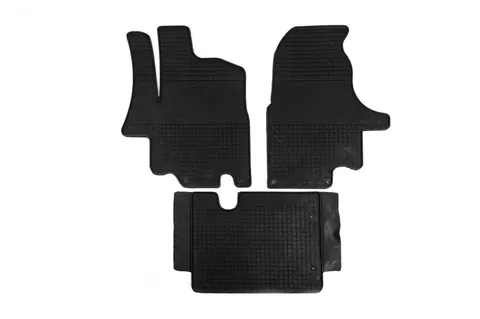 Гумові килимки (3 шт, Polytep) для Renault Master 1998-2010 рр — Renault Master 1998-2010 гг. DianaParts