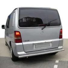 Задня дуга AK002 (нерж.) 60мм для Mercedes Vito W638 1996-2003 рр — Mercedes Vito W638 1996-2003 гг. DianaParts