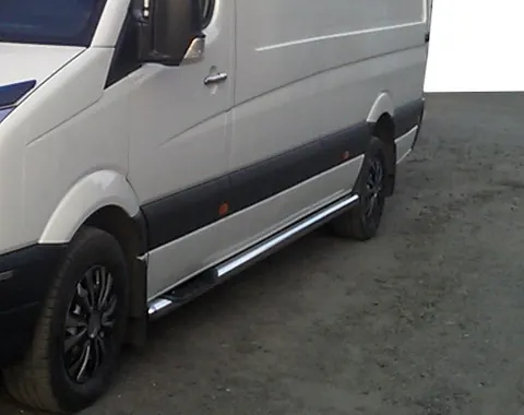 Бічні труби (2 шт., Нерж.) Довга база для Nissan Interstar 2002-2010 рр — Nissan Interstar 2002-2010 гг. DianaParts
