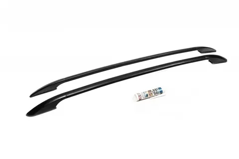 Рейлінги OmsaLine Solid (2 шт, чорні) для Citroen C-3 2016-2023 рр — Citroen C-3 2016-2023 гг. DianaParts
