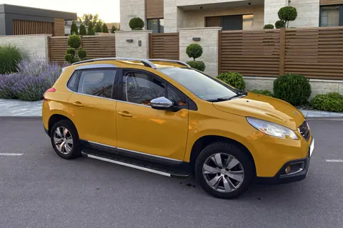 Бокові пороги Duru (2 шт., алюміній) для Peugeot 2008 2013-2019 рр — Peugeot 2008 2013-2019 гг. DianaParts