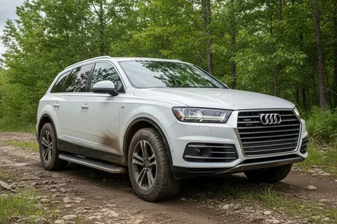 Бокові пороги Tayga Grey (2 шт., Алюміній) для Ауди Q7 2015-2026 рр — Audi Q7 2015–2026 гг. DianaParts