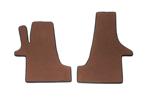 Килимки EVA (Коричневий, передні, для 2-20261) для Volkswagen T5 Caravelle 2004-2010 рр — Volkswagen T5 Caravelle 2004-2010 гг. DianaParts