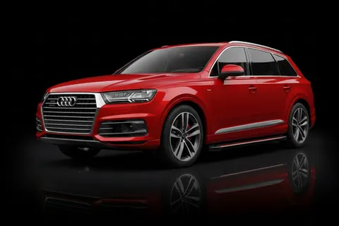 Бокові пороги Maya Red (2 шт., алюміній) для Ауди Q7 2015-2026 рр — Audi Q7 2015–2026 гг. DianaParts