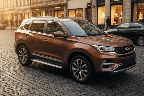 Бокові пороги Maya V2 (2 шт., алюміній) для Chery Tiggo 7 2020- рр — Chery Tiggo 7 2020- гг. DianaParts