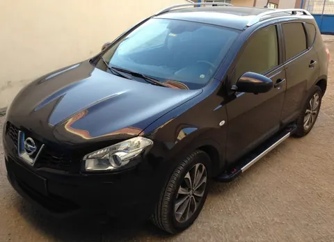 Бокові пороги RedLine V1 (2 шт., Алюм.) для Nissan Qashqai 2007-2010 рр — Nissan Qashqai 2007-2010 гг. DianaParts
