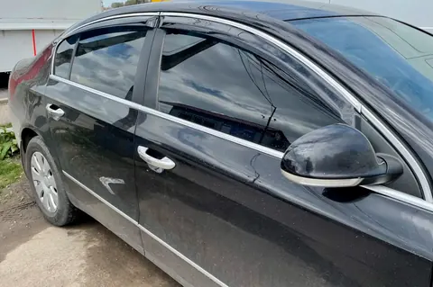 Вітровики з хром молдингом SD (4 шт, HIC) для Volkswagen Passat B6 2006-2012 рр — Volkswagen Passat B6 2006-2012 гг. DianaParts