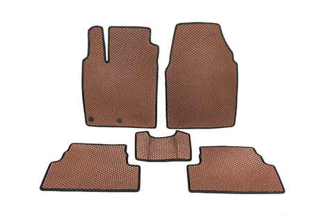 Килимки (EVA, Коричневий) для Nissan Qashqai 2007-2010 рр — Nissan Qashqai 2007-2010 гг. DianaParts
