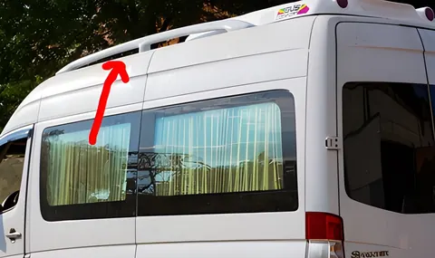 Рейлінги (під фарбування) для Volkswagen Crafter 2006-2016 рр — Volkswagen Crafter 2006-2016 гг. DianaParts