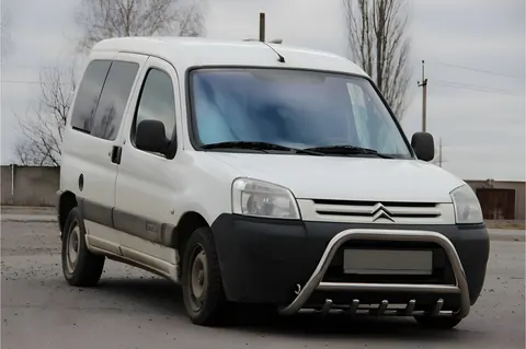 Кенгурятник WT003 (нерж.) 60 мм для Peugeot Partner 1996-2008 рр — Peugeot Partner 1996-2008 гг. DianaParts
