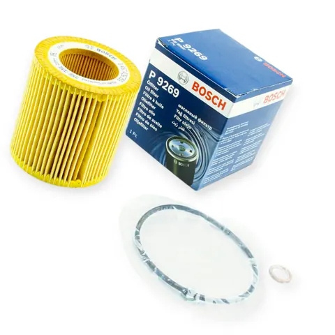Фільтр масляний BMW 3 (E90) (N52B25, 30); SERIE 6 (E63) (N52B30) 04- BOSCH — Фільтри DianaParts