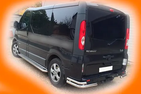 Задні куточки AK003-Подвійний (нерж) для Nissan Primastar 2002-2014 рр — Nissan Primastar 2002-2014 гг. DianaParts