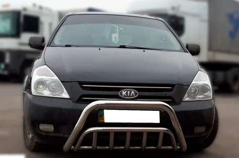 Передня дуга WT002 (2006-2013, нерж.) для Kia Carnival рр — Kia Carnival 2002-2013 гг. DianaParts