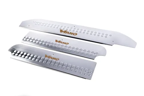 Накладки на внутрішні пороги Carmos V1 (нерж) 4 шт, Carmos - Турецька сталь для Mercedes Viano 2004-2014 рр — Mercedes Viano 2004-2014 гг. DianaParts
