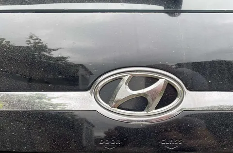 Емблема (самоклейка, 125 мм (65 мм) для Hyundai Tucson JM 2004- рр — Hyundai Tucson JM 2004- гг. DianaParts