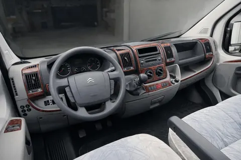 Накладки на панель (2006-2014) Карбон для Fiat Ducato рр — Fiat Ducato 2006-2025 гг. DianaParts