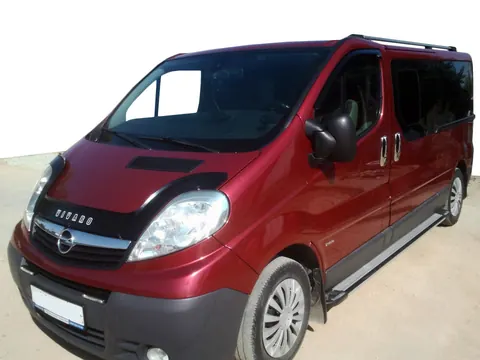Бокові пороги Rainbow (2 шт., алюміній) Довга база для Opel Vivaro 2001-2015 рр — Opel Vivaro 2001–2015 гг. DianaParts