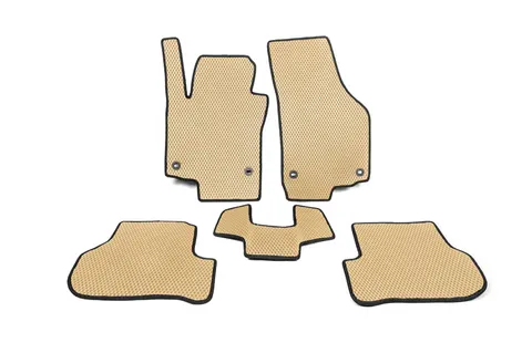 Килимки EVA (Бежевий) для Volkswagen Golf 6 2008-2014 рр — Volkswagen Golf 6 2008-2014 гг. DianaParts
