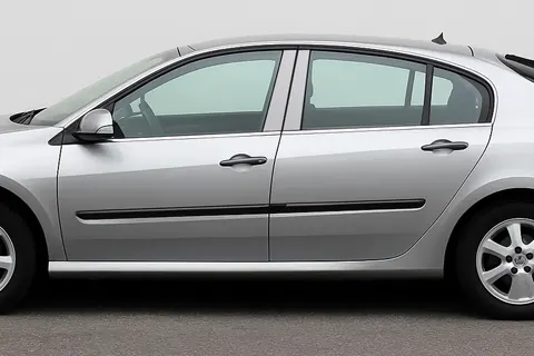 Молдинг дверних стійок (4 шт, нерж.) для Renault Laguna 2007-2015 рр — Renault Laguna 2007-2015 гг. DianaParts