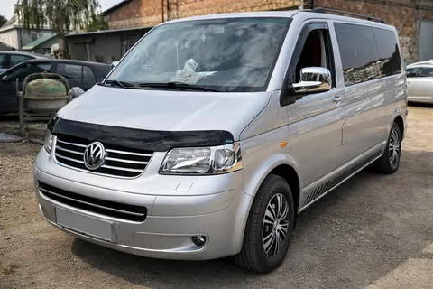 Накладки на дзеркала (2 шт) Carmos - Полірована нержавіюча сталь для Volkswagen T5 Caravelle 2004-2010 рр — Volkswagen T5 Caravelle 2004-2010 гг. DianaParts