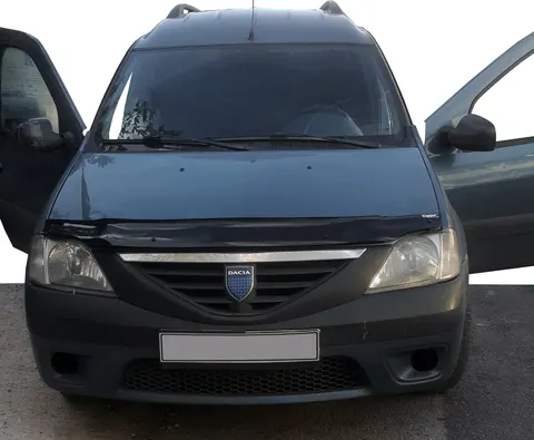 Дефлектор капота (EuroCap) для Dacia Logan I 2008-2012 рр — Dacia Logan I 2008-2012 гг. DianaParts