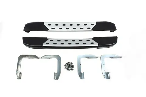 Бокові пороги DOT-Line за колесом (2 шт., Алюм.) ExtraLong для Volkswagen Crafter 2006-2016 рр — Volkswagen Crafter 2006-2016 гг. DianaParts