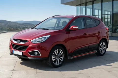 Бокові пороги Maya Red (2 шт., алюміній) для Hyundai IX-35 2010-2015 рр — Hyundai IX-35 2010-2015 гг. DianaParts