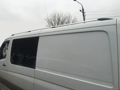 Рейлінги DD 265 см, Хром, пластикова ніжка для Mercedes Sprinter W907/W910 2018- рр — Mercedes Sprinter W907/W910 2018- гг. DianaParts