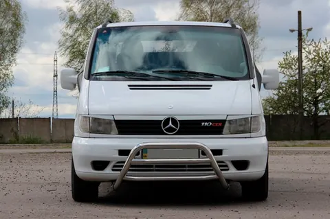 Кенгурятник WT022 (нерж.) для Mercedes Vito W638 1996-2003 рр — Mercedes Vito W638 1996-2003 гг. DianaParts