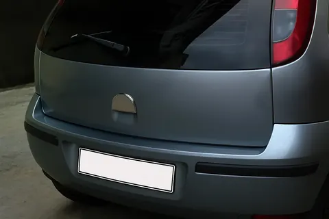 Накладка на задню ручку (нерж.) OmsaLine - Італійська нержавійка для Opel Meriva 2002-2010 рр — Opel Meriva 2002-2010 гг. DianaParts