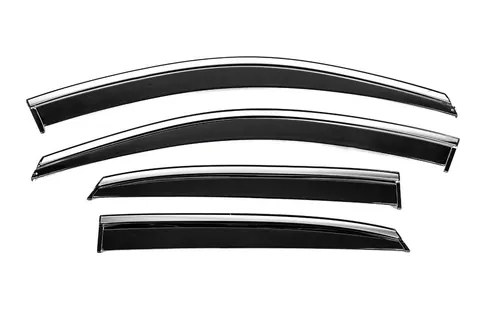 Вітровики з хромованим молдингом Niken Luxury (4 шт) для Lexus RX 2003-2009 рр — Lexus RX 2003-2009 гг. DianaParts